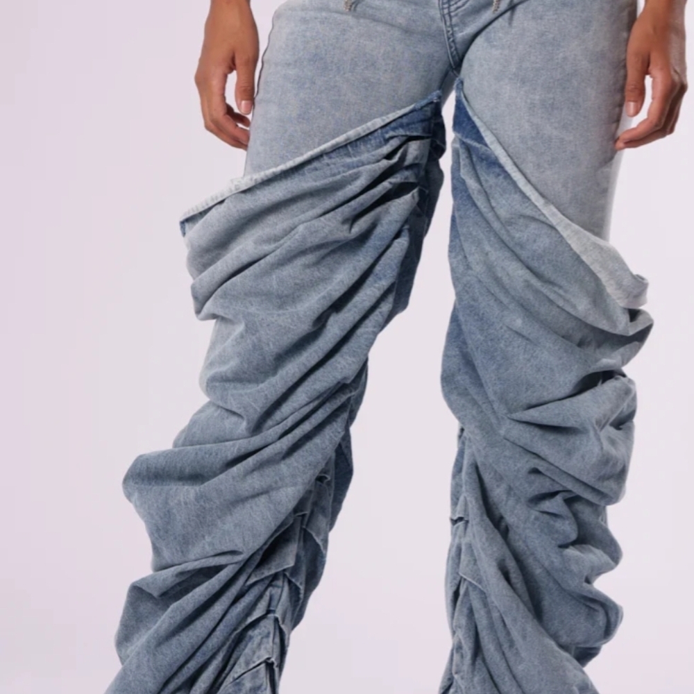 AKIRA Oh Yeah Baby Stylish Blue Women's Jeans-Brand NEW-Can Fit Plus Size 14-18